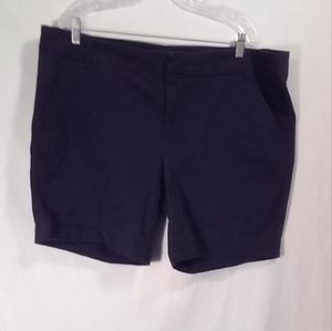 Ava & Viv Navy Blue Chino Shorts- Size 22W